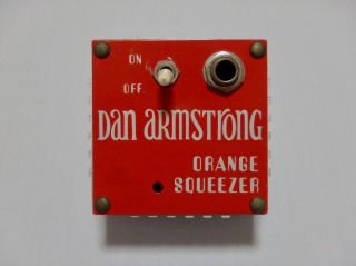 Vintage Dan Armstrong Orange Squeezer Compressor Guitar Effect Pedal