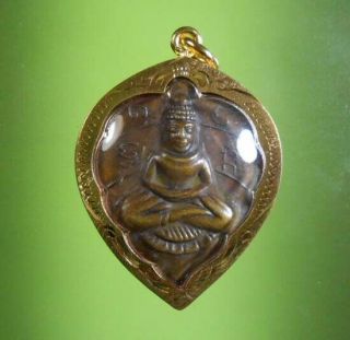 Real Lp Lee Old Thai Buddha Amulet Hot Pendant Very Rare