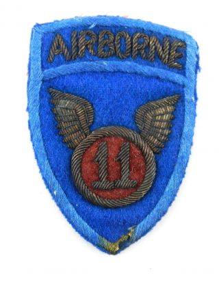 Wwii Us 11th Airborne Division Patch Military Badge T70a6