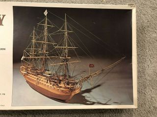 Mantua Model HMS Victory Lord Nelsons Flag Ship Vintage Model Art 776 1:98 Scale 12