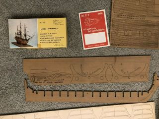 Mantua Model HMS Victory Lord Nelsons Flag Ship Vintage Model Art 776 1:98 Scale 5