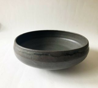 Vintage 1960 ' s 1970 ' s Mid Century Modern Ceramic Stoneware Studio Pottery Bowl 2