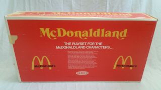 1976 McDonald ' s McDonaldland Playset by REMCO & Figures 99 Complete Vintage 2