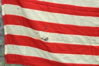 Large Authentic Antique Western,  Colorado 38th State,  American Flag,  NR 8