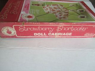 Vintage 1981 Strawberry Shortcake Doll Carriage Buggy Stroller Coleco 6