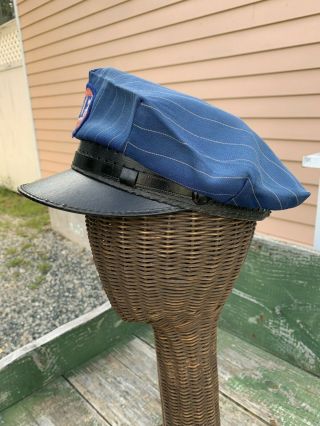 RARE Circa 1950s GULF Service Station Attendant ' s Hat Size 7 - 1/2 3