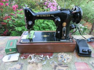 Vintage 1953 Singer Model 206k Sewing Machine Zigzag Swing Arm