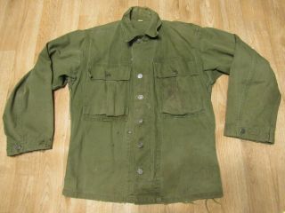 Vintage Wwii 1940s 50s Us Army P41 Hbt Jacket Shirt