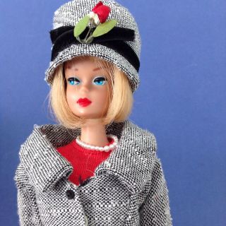Vintage Blonde American Girl Barbie.  Transitional 1965/66 Doll