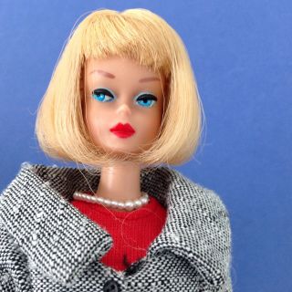 Vintage Blonde American Girl Barbie.  Transitional 1965/66 Doll 5