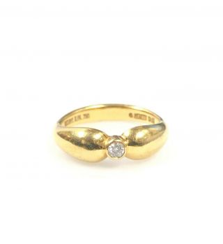 Tiffany & Company Elsa Peretti 18k And Diamond Ring