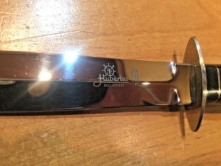 Hubertus Knife Rare Dagger Vintage Solingen Germany Mirror Beauty Very RARE 10