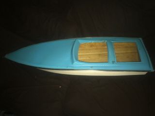 Vintage Fiberglass Rc Boat 44 " Project Centurian Fiberglass ?