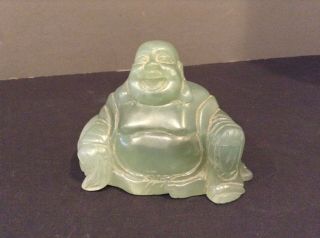 Antique Old Chinese Jade Buddha Laughing