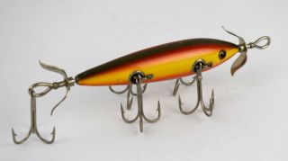 VTG Heddon Dowagiac 150 Glass Eyes L - Rig Hardware Fishing Lure 5 Hook 5