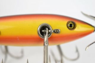 VTG Heddon Dowagiac 150 Glass Eyes L - Rig Hardware Fishing Lure 5 Hook 7