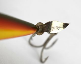 VTG Heddon Dowagiac 150 Glass Eyes L - Rig Hardware Fishing Lure 5 Hook 8