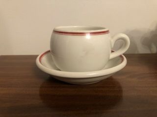 Ww2 German Stamped Hutschenreuther Coffee Cup And Saucer
