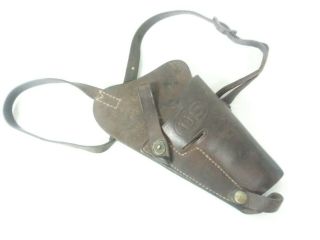 Us Marked Leather Sholder Holster,  Usmc And Boyt.  43 A3
