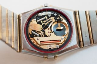 Vintage 1970s Omega Constellation Quartz Men ' s Wristwatch Stainless Steel 32mm 10