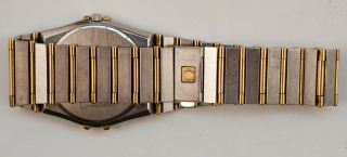 Vintage 1970s Omega Constellation Quartz Men ' s Wristwatch Stainless Steel 32mm 4