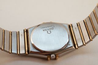 Vintage 1970s Omega Constellation Quartz Men ' s Wristwatch Stainless Steel 32mm 8