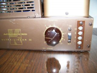 Vintage Acrosound Ultra Linear II Mono Tube Amplifier NEEDS WORK 6