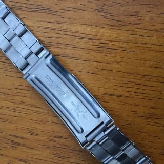 vintage mens stainless steel RIVET LINK expansion watch band EMPIRE MADE 16mm 4