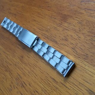 vintage mens stainless steel RIVET LINK expansion watch band EMPIRE MADE 16mm 9