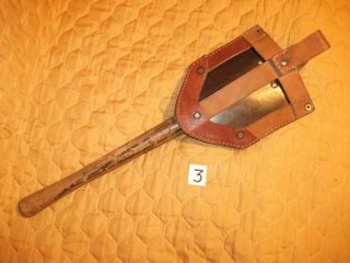 Us Ww2 Shovel M43 Wwii Entrenching Ames 1944 Rare With Yugo Cover No 3