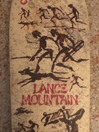 Vintage Powell Peralta Lance Mountain Skateboard Board Only 7