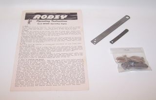1950 ' s Rodzy Gas Powered Hot Rod Model Tether Car W/Extras 7