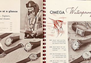 Omega Vintage Rare Omega Brochure Circa 1930 Printed In Switzerland