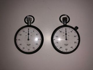 Porsche 911 91 930 Rs Rsr Heuer Stopwatch Clock Set Rare Vintage 69