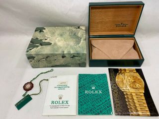 Vintage Rolex 16710 Gmt - Master Watch Box Case Guarantee 68.  00.  08 0718046
