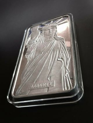 Vintage MTB MA 10 oz.  999 Fine LIBERTY SILVER BAR S/N 1943,  5000 RARE 6