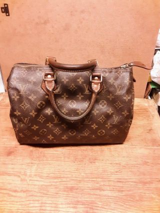 Louis Vuitton Speedy 30 Vintage French Company 1983