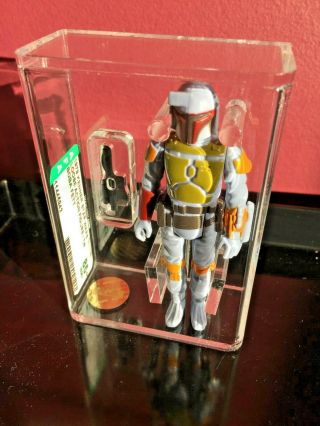 Vintage Star Wars.  85,  AFA - Boba Fett - Taiwan Variant - Gold label. 7