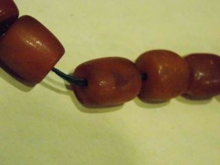 Old Baltic amber beads toffee Butterscotch yolk antique amber stone 波羅的海琥珀 8