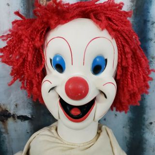 Bozo The Clown Ventriloquist 30 Inch Dummy/doll Larry Harmon Eegee Co