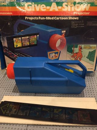 Vintage Give - A - Show Projector Scooby Doo Complete W/16 Slides 1981 Kenner