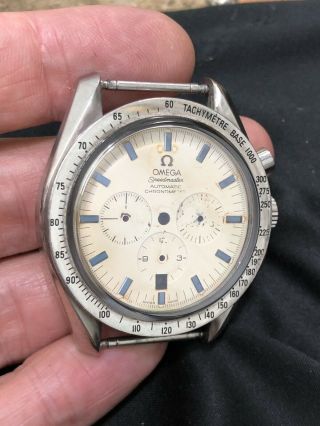 Omega Speedmaster 3551.  20 Chronograph Ss Professional Broad Arrow Case For Part