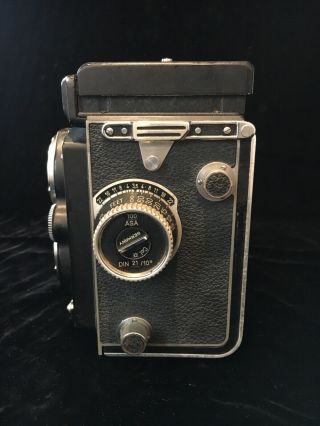 Vintage Rolleiflex 3.  5 Camera Zeiss 75mm 1:3.  5 Lens 1954 7