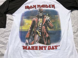 Vintage Iron Maiden Stranger In A Strange Land Shirt Large 1987