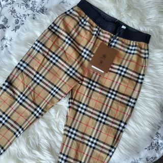 Burberry Logo Detail Vintage Check Leggings With Tags.  Never Worn.