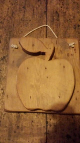 Antique Reclaimed Pine Plaque Over 100 Years Old - - Apple - Chic