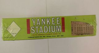 Yankee Stadium Relive Sports Plastic Model Kit Vintage Rare 1964. 4