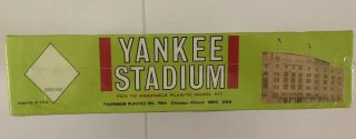 Yankee Stadium Relive Sports Plastic Model Kit Vintage Rare 1964. 5