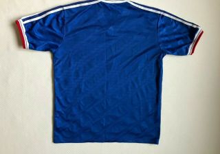 Vintage Adidas Manchester United Retro Jersey 1986/88 Size L Blue 8