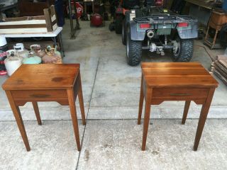 Vintage Sewing Machine Cabinet Singer 15 - 91 201 66 306 319 127 (right In Photo)